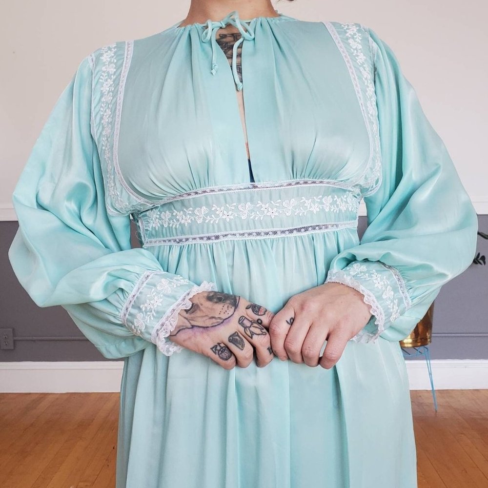 60s/70s Christian Dior Nightgown, Union Made In USA